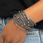 Paparazzi ♥ Fearlessly Layered - Silver ♥ Bracelet