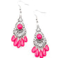 Paparazzi ♥ Fruity Tropics - Pink ♥ Earrings