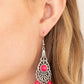 Paparazzi ♥ Fruity Tropics - Pink ♥ Earrings