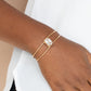 GLOW No Mercy - Gold Bracelet