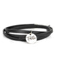 Wonderfully Worded - Black Bracelet