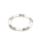 Stacked In Your Favor - White Bracelet