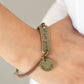 Believe and Let Go - Brass Bracelet