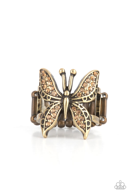 âBlinged Out Butterfly - Brass