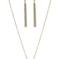 Paparazzi ♥ Dainty Dalliance - Brass ♥ Necklace
