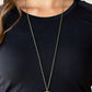Galactic Glow - Brass Necklace