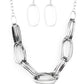 Fiercely Flexing - Silver Necklace