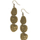 Paparazzi ♥ Ancient Archive - Brass ♥ Earrings