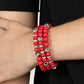 Vibrant Verve - Red Bracelet