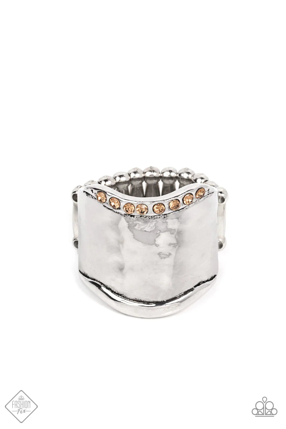 Paparazzi ♥ Brilliantly Bordered - Brown ♥ Ring