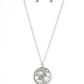 Iridescently Influential - White necklace