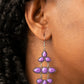 Paparazzi ♥ Bay Breezin - Purple ♥ Earrings