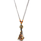 Knotted Keepsake - Orange Necklace