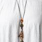 Knotted Keepsake - Orange Necklace