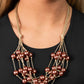 Yacht Catch - Brown Necklace