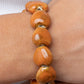 GLAZE a Trail - Orange Bracelet