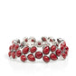 Paparazzi ♥ Marina Romance - Red ♥ Bracelet