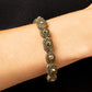 Eye-Opening Opulence - Brass Bracelet