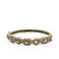 Eye-Opening Opulence - Brass Bracelet