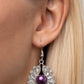 Crowns Required - Purple Earring
