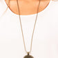 Solar Swirl - Brass Necklace