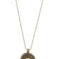 Solar Swirl - Brass Necklace