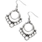 Paparazzi ♥ Rustic Rotary - Silver ♥ Earrings