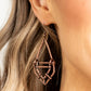 Paparazzi ♥ Artisan Apparatus - Copper ♥ Earrings
