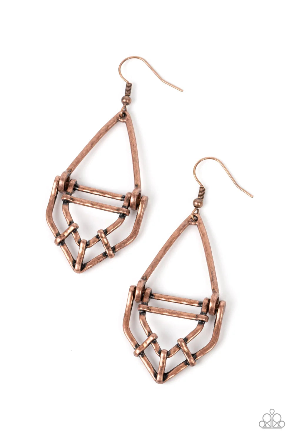 Paparazzi ♥ Artisan Apparatus - Copper ♥ Earrings