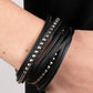 Paparazzi ♥ Studded Sensation - Black ♥ Bracelet
