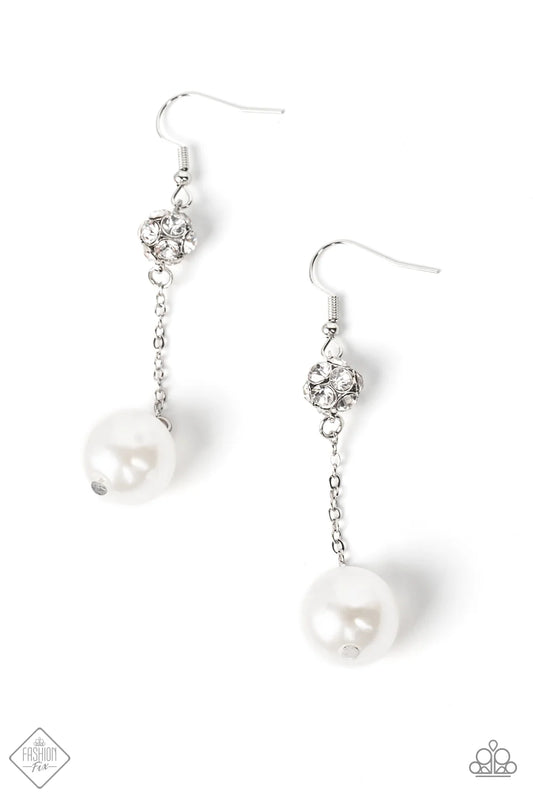 Paparazzi ♥ Nautical Nostalgia - White ♥ Earrings
