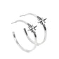 Paparazzi ♥ Lone Star Shimmer - White ♥ Earrings