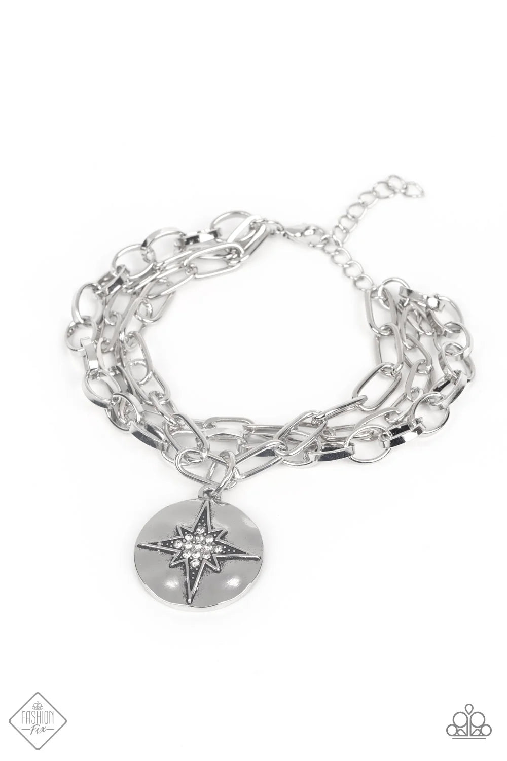 Paparazzi ♥ True North Twinkle - White ♥ Bracelet