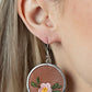 Paparazzi ♥ Prairie Patchwork - Pink ♥ Earrings
