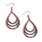 Sojourn Shimmer - Copper Earring
