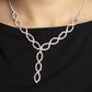 Infinitely Icy - Gold Necklace