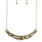 The Only SMOKE-SHOW in Town - Brass Necklace