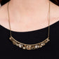 The Only SMOKE-SHOW in Town - Brass Necklace