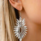 Paparazzi ♥ Turn up the Luxe - White ♥ Earrings