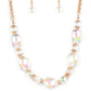 Prismatic Magic - Gold Necklace