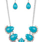 Ethereal Exaggerations - Blue Necklace