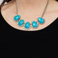 Ethereal Exaggerations - Blue Necklace