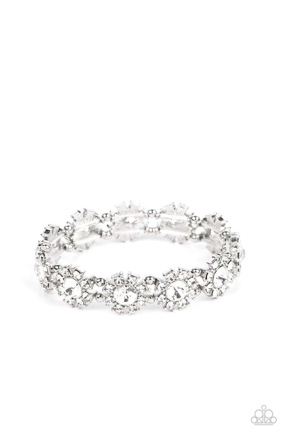 Paparazzi ♥ Premium Perennial - White ♥ Bracelet