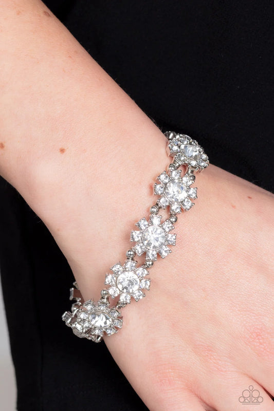 Paparazzi ♥ Premium Perennial - White ♥ Bracelet