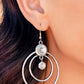 Paparazzi ♥ Dapperly Deluxe - White ♥ Earrings