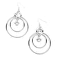 Paparazzi ♥ Dapperly Deluxe - White ♥ Earrings