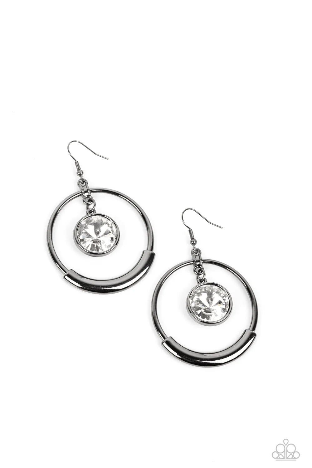 Paparazzi ♥ Urban Echo - Black ♥ Earrings