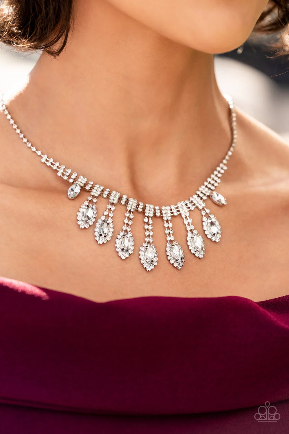 Paparazzi ♥ REIGNING Romance - White ♥ Necklace