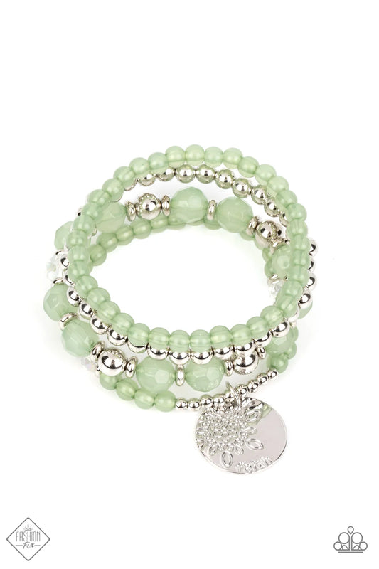 Paparazzi ♥ Surfer Style - Green ♥ Bracelet
