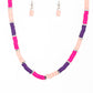 Rainbow Road - Pink Necklace